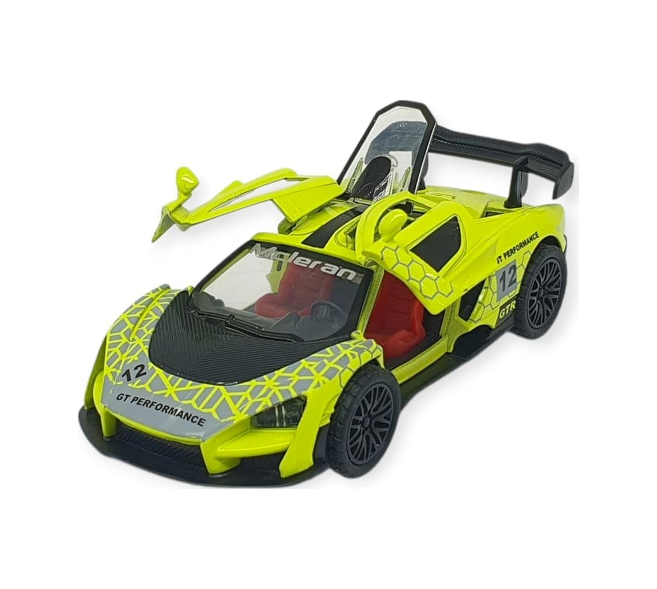 Çek Bırak Metal Arabalar 13 Cm - Yeşil Yeşil