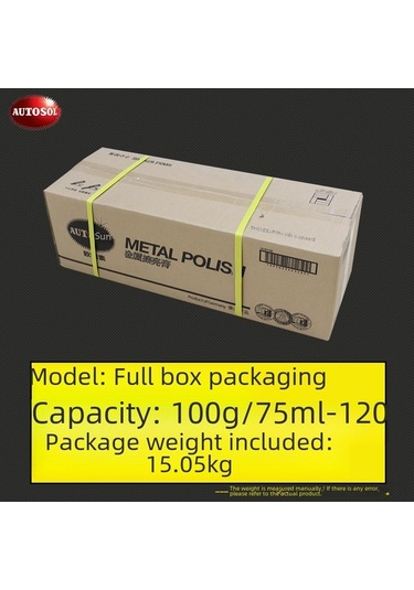Besthome1 Autosol Metal Parlatma Macunu Pas Lekeden Temizleyici Çelik Alüminyum İçin 100g/75ml Profesyonel Ev Kullanımında