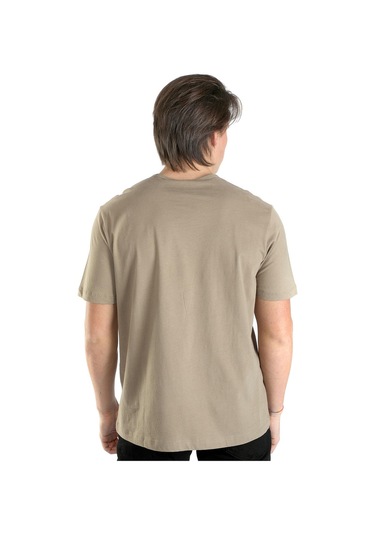 Lee Cooper Marelo Erkek O Yaka T-shirt Vizon-17925-vızon Vizon