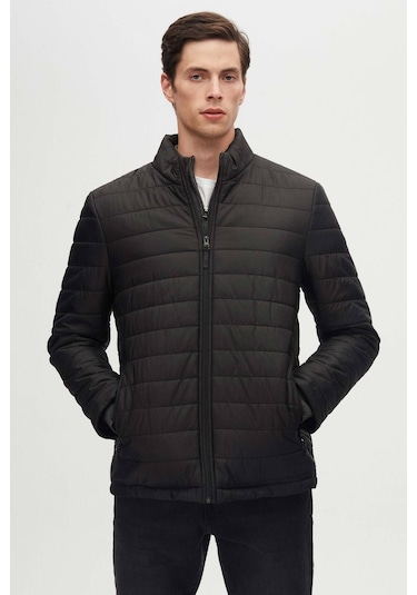 D'S Damat Slim Fit Rüzgar Geçirmez Elyaf Dolgulu Erkek Mont 3HF07ORT04262 Siyah D'S Damat Slim Fit Rüzgar Geçirmez Elyaf Dolgulu Erkek Mont 3HF07ORT04262 Siyah