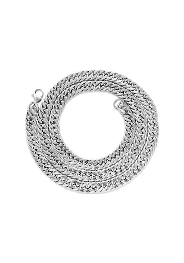 Silver Renk Çelik Erkek Gurmet Zincir Çelik