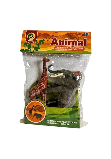 Bma-9/10 Pvc Pakette İkili Vahşi Hayvanlar -kid