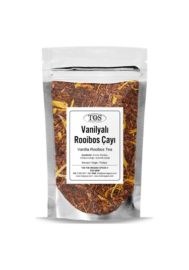 Tos The Organic Spices Vanilyalı Rooibos Çayı 250 G