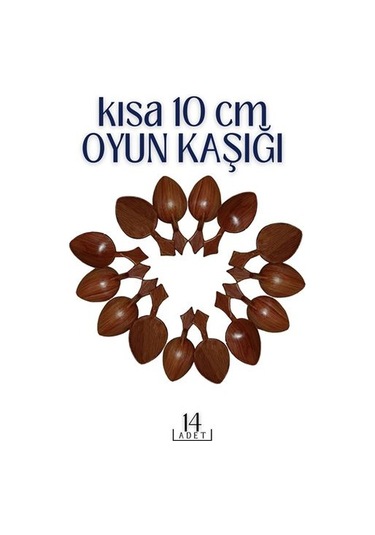 Modacar Kısa Oyun Kaşığı 14 Adet
