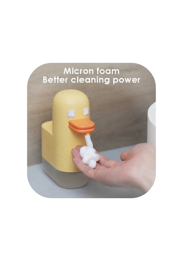 Anjiexun Işıklı Otomatik Temassız Sabunluk, Şarj Edilebilir Sarı