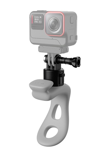 Telesın Spor Kamera Askısı Montajlı Silikon Sarma Bandı Gri