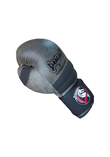 Dragondostore Dragon 30211-L Antique Hakiki Deri Boks Eldiveni