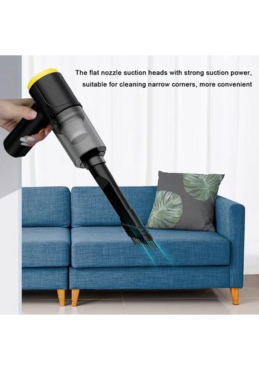 Shineyee Kablosuz Araç Şarjlı Güçlü Emişli 3700pa Taşınabilir Hızlı Şarj Vakum Makinesi