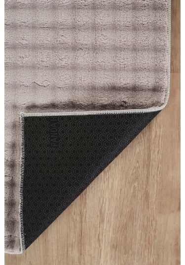 Bubble Puffy Post Peluş Halı Yolluk Kaymaz Taban Yıkanabilir Pofuduk Oturma Salon Çocuk Odası Gri Gri