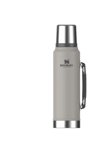 Stanley Classic Vakumlu Termos 1.1qt 1.04 L Gri Ash Renk, Çelik Gövde, Sızdırmaz, Unisex Gri