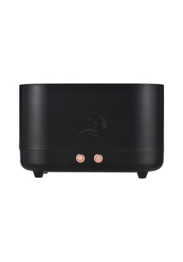 Vkemall Siyah Usb Ev Ofis Kullanıma Uygun 225ml 5v Otomatik Kapanma Korumalı Renkli Alevli Uyumlaştırıcı Aromaterapi Spreyleyici