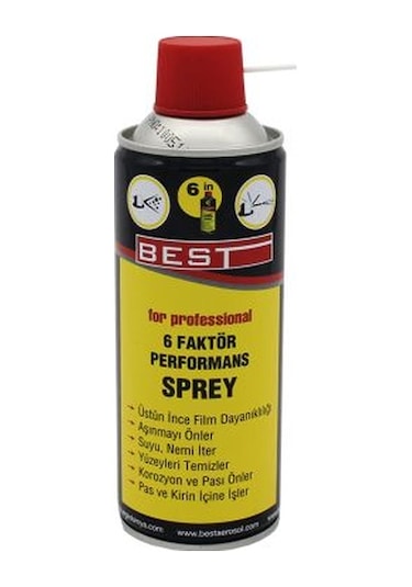 Best 6 Faktör Pas Sökücü - Yağlayıcı Sprey, 400 Ml