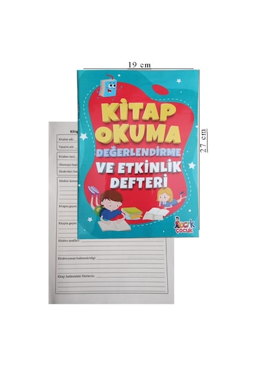 Kitap Okuma Değerlendirme Ve Etkinlik Defteri Özet Defteri 1 Adet Kitap Özet Defteri