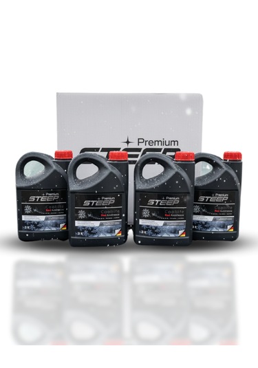 Steep Coollife Antifriz -42 Derece Kırmızı 3 Lt 4 Adet Kırmızı
