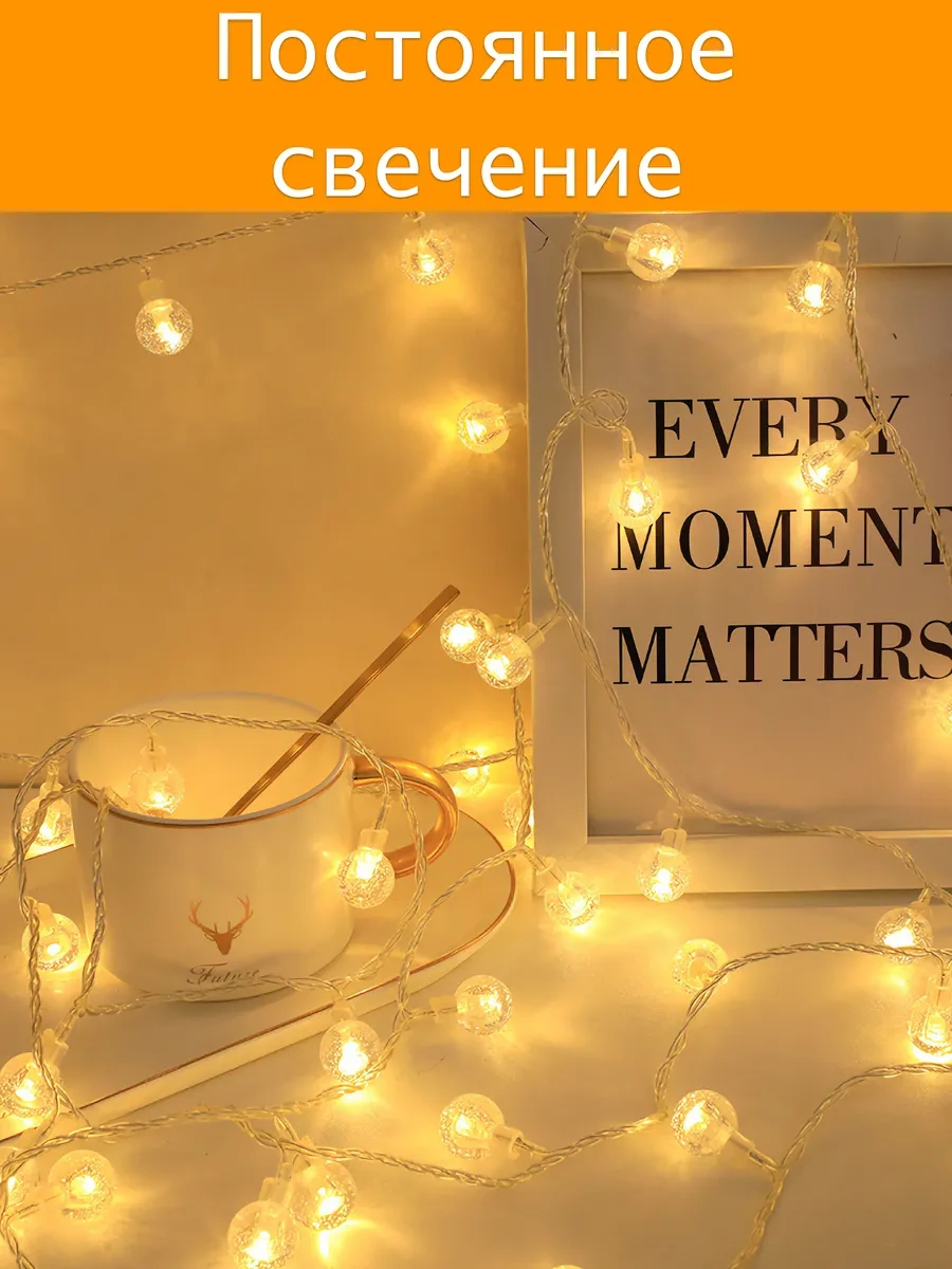 Lesnyak Usb Şeffaf Kristal Led Çelenk 3 Metre 391975281 Beyaz Sıcak