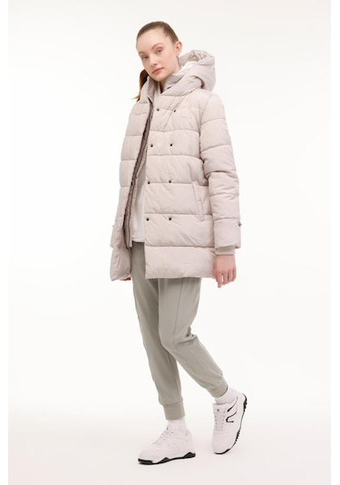 Lumberjack Wl Karına 3sn36 4pr 101782404 Kadın Mont Açık Bej