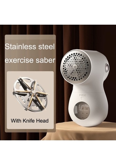 Dancemonkey Joyroom Jr-cy517 Usb Elbise Tüy Düzeltici - Ev Tipi Tüy Temizleme, Bıçak Başlı Beyaz Beyaz