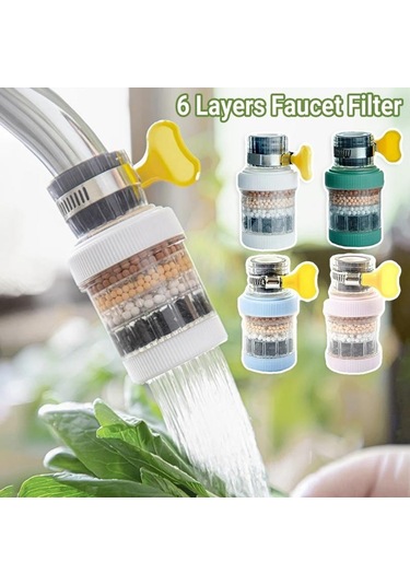 Neevoyu Ev Filtre Takımı: 360 Derece Döner Mutfak Su Arıtıcı, Aktif Karbonlu, Evcil Su Filtresi, Ev Aksesuarı Temel Beyaz Diğer