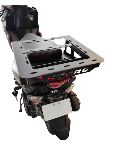 Tvs Ntorq 125 Kurye Çanta Demiri Tekerli Kayar Sistem Mat Siyah