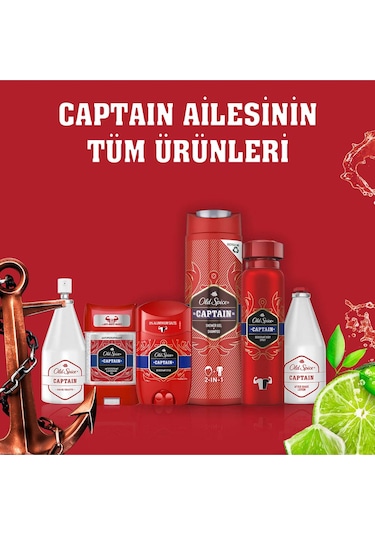 Old Spice Captain Duş Jeli ve Şampuan 400 ML