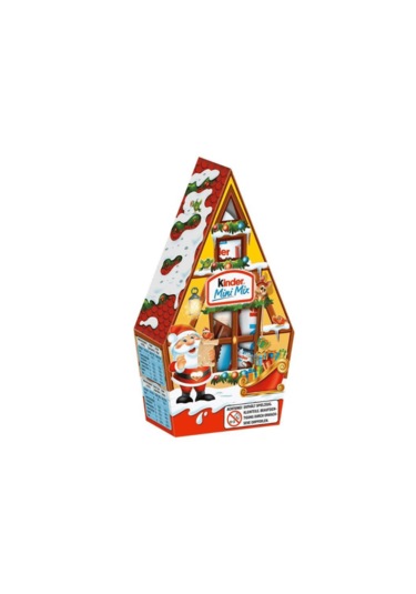 Kinder Mini Mix Chocolates İn Christmas House Figured Box 76 G