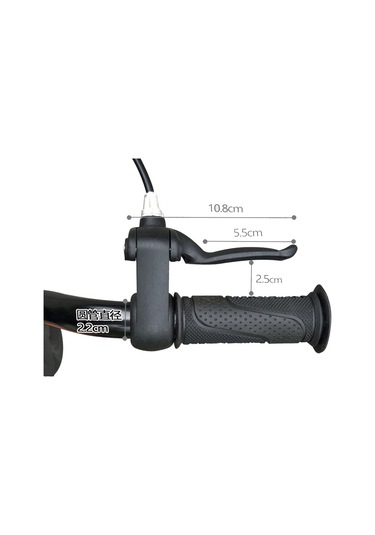 Hsgl Bisiklet Siyah Fren Kolu Sağ Sol Takım Bmx Çocuk Bisikleti 2 Parmak