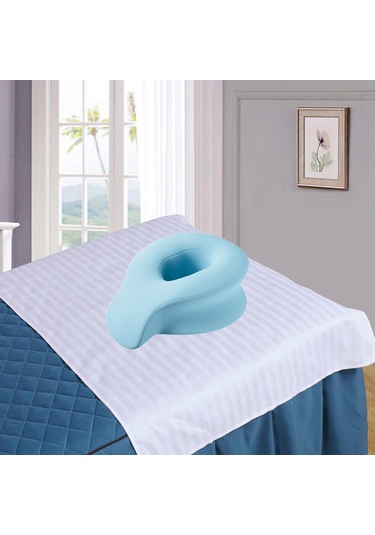 Suntek Yüz Yüze Eğilimli Yastık Ergonomik Masaj Mavi Mavi