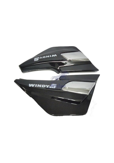 Kanuni 125 Windy S Yan Kapak Sağ-sol Siyah