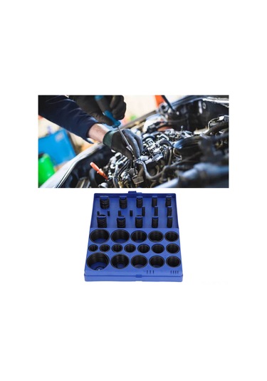 Maiyame 419 Adet Metrik Karemli O-ring Seti - Kauçuk Malzeme, Sıcak/soğuk Dayanıklı, Plümbing Ve Makine Tamirleri İçin Muhafaza Kutusuyla