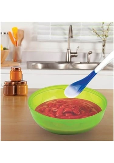 Munchkin 4+ Ay Isı Korumalı Bebek Kaşıkları Renkli 4 Adet Çok Renkli