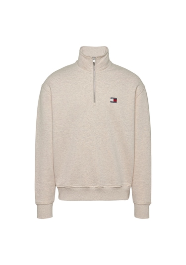Tommy Hilfiger Tommy Hılfıger Erkek Sweatshırt Dm0dm20641-ae3 Krem