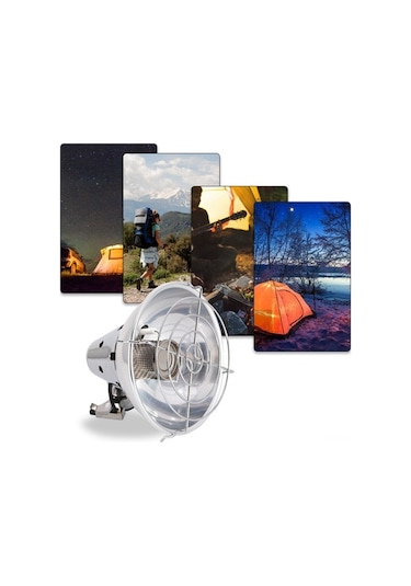 Flybuy Ve Taşınabilir Seyahatler Reedark Piknik, Paslanmaz Kamp Isıtıcısı İçin Gümüş Dijital Çelik Çadır Ateşlemeli - Pv Gümüş