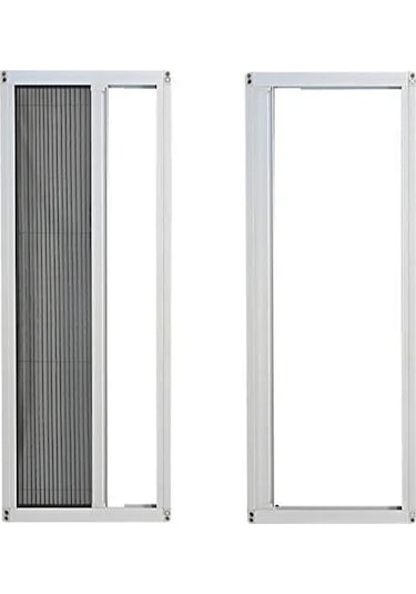 Akordeon Pileli Pilise Kapı Sineklik Beyaz, 90x210 Cm. Istenilen Ölçüde