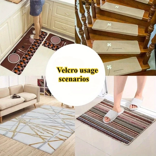 Hightower Siyah 8 Adet Otomatik Yapışkanlı Sabitleme Noktalı Ev Koltuk Döşemesi İçin Çift Taraflı Bant