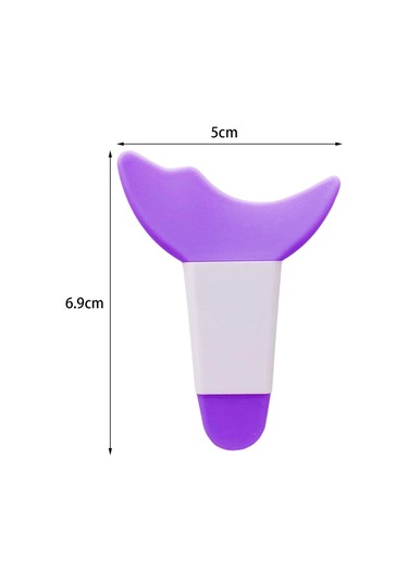 Suntek Çok İşlevli Eyeliner Şablonlar Silikon 6.9cmx5cm-mor