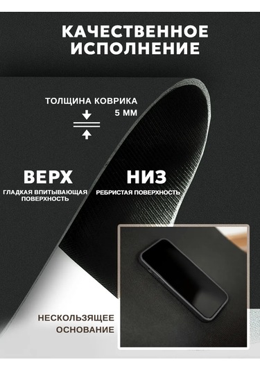 Inhomeka Diatomlu Emici Bulaşık Kurutma Paspası 30x40 226835633 Siyah