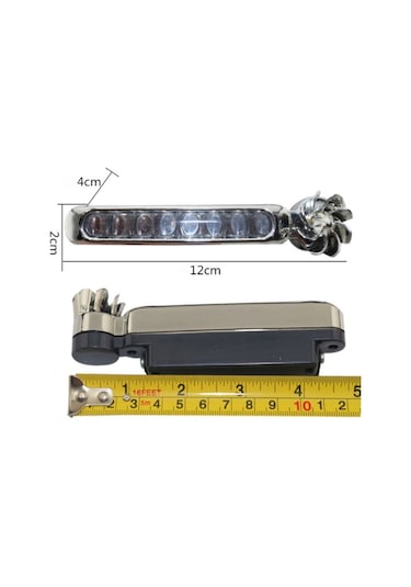 Led Çakar Lamba Seti Beyaz Renk Rüzgar Enerjili