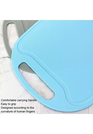 Dancemonkey 10 Adet Plastik Kaymaz Kesme Tahtası Turuncu Renk, Mutfakta Kolay Kullanım Turuncu