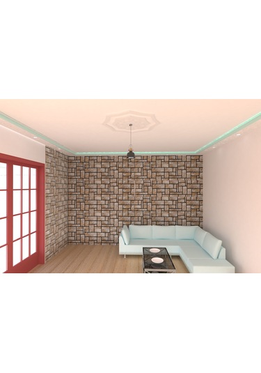 Motifpiyer Lamba Tavan Göbeği 11-model-16gen-91cm-dış-çitalı Beyaz