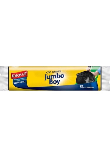 Koroplast Profesyonel Jumbo Çöp Torbası 80 x 110 CM 10 Adet 10'lu