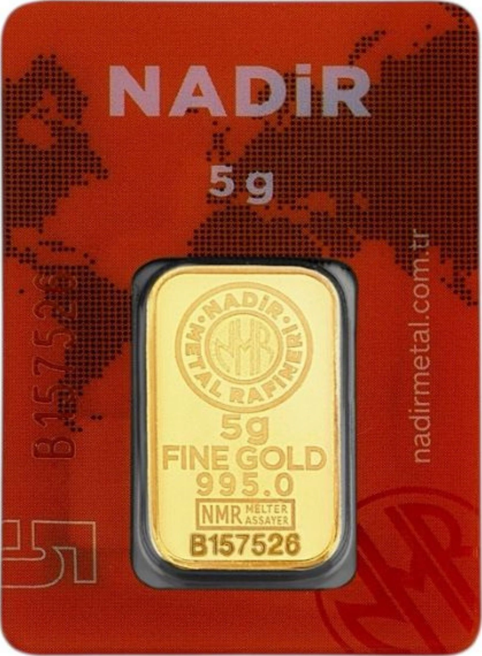 Tuğrul Kuyumculuk 5 Gram 24 Ayar Külçe Altın