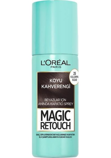 L'oréal Paris Magic Retouch Beyaz Dipleri Kapatıcı Sprey - Koyu Kahverengi