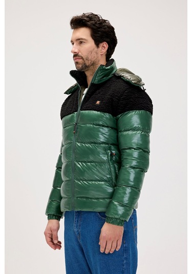 Bad Bear Albert Koyu Yeşil Erkek Puffer Mont-forest Koyu Yeşil