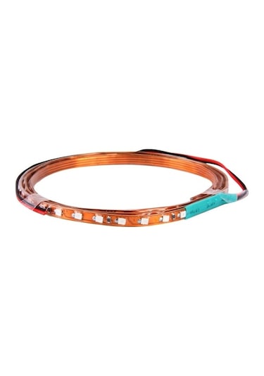 Wondernest Akış Stili 45 Led 3528 Smd Su Geçirmez 90cm Esnek Araba Şerit Işığı, 12v Dekor Yeşil Yeşil Işık