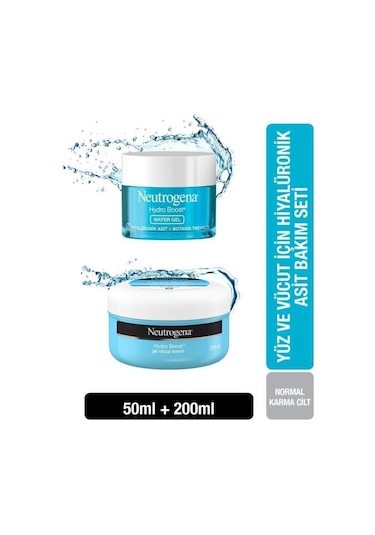 Neutrogena Hydro Boost Water Gel Nemlendirici 50 ml+Jel Vücut Kre