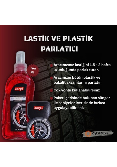 Lastik Ve Plastik Parlatıcı