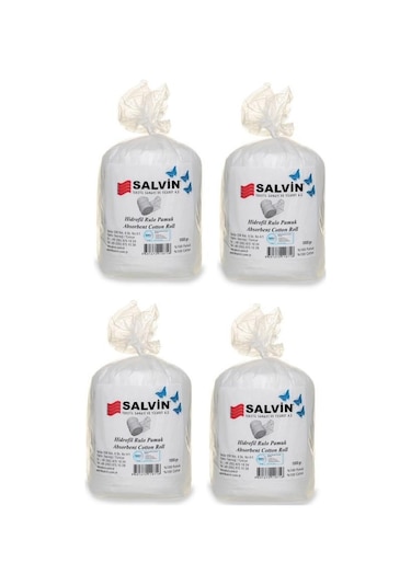 Salvin Hidrofil Rulo Pamuk 4 x 1 KG