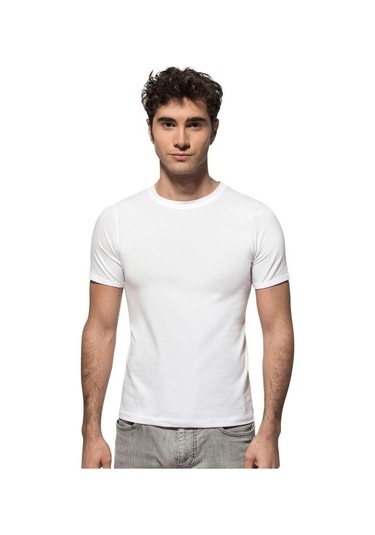 Özkan Erkek Kısa Kol Kapalı Yaka Penye Likralı Fanila Atlet 0265