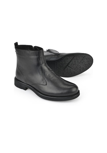 Ziya, Erkek Hakiki Deri Bot 15319z7113 Siyah 15319z7113 000 Siyah