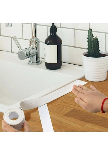 2 Adet Banyo Mutfak Lavabo Küvet Su Sızdırmaz Kenar Bant 3,2metre